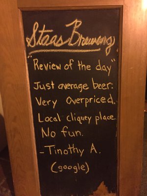 Menu photo 4 Staas Brewing Company Delaware, OH