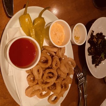 Sole Restaurant - a plate of deep fried squids and sauces - Italian Near Me - New Canaan, Connecticut Sole Restaurant - a plate of deep fried squids and sauces - Italian Near Me - New Canaan, Connecticut