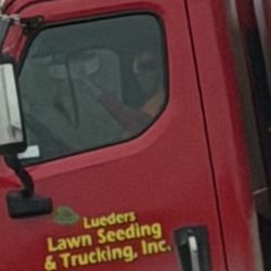 Lueder's Lawn Seeding & Trucking - Drive laughing and waving after hit and run