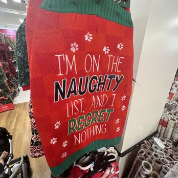 TJ Maxx - Christmas outfit for large dog - Department Stores Near Me - Aiea, Hawaii