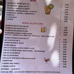 La Tavernetta Pirata's - Menu