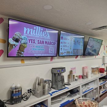 Millie's Homemade Ice Cream - Inside - Ice Cream & Frozen Yogurt Near Me - Jacksonville, Florida