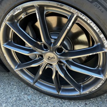 Nacks Wheel Restoration - Before - Wheel & Rim Repair Near Me