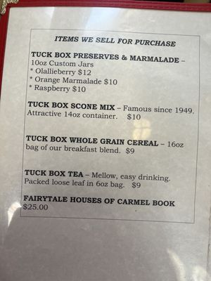 Menu photo 5 The Tuck Box Carmel, CA Menu photo 5 The Tuck Box Carmel, CA