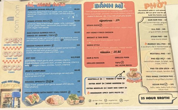 Menu photo 3 Nom Nam New York, NY Menu photo 3 Nom Nam New York, NY