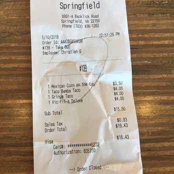 Taco Bamba Springfield - Tacos Near Me - Springfield, Virginia