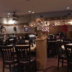 China Palace Restaurant - Tables and decor-including lots of holiday decorations.