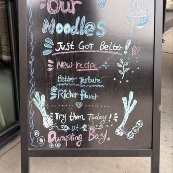 Dumpling Bay - Information about their noodles outside - Dim Sum Near Me - Golden, Colorado