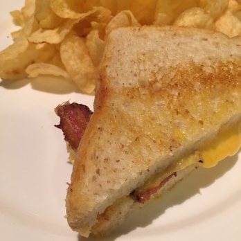 B-Line Diner - Grilled cheese with chips... Are the soup too quickly to photograph it. Tomatoe basil was that good! - American Near Me - Orlando, Florida B-Line Diner - Grilled cheese with chips... Are the soup too quickly to photograph it. Tomatoe basil was that good! - American Near Me - Orlando, Florida