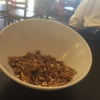 Love Muffin Cafe - Here is the giant bowl of granola. Crazy! - Coffee & Tea Near Me - Moab, Utah