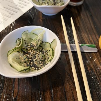 Touken Sushi - Cucumber salad was a refreshing way to start:) - Sushi Bars Near Me - Ocoee, Florida Touken Sushi - Cucumber salad was a refreshing way to start:) - Sushi Bars Near Me - Ocoee, Florida