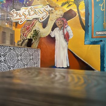 Bis Bas Mediterranean Grill - Mural - Mediterranean Near Me - Brooklyn, New York