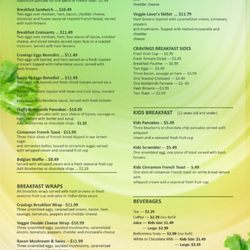 Cravings on 67 - Menu