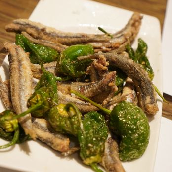 Ciutat Comtal - fired white fish and peppers - Tapas Bars Near Me - Barcelona, B Ciutat Comtal - fired white fish and peppers - Tapas Bars Near Me - Barcelona, B