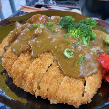 Donburi Cafè - Curry katsu don up close - Japanese Near Me - Long Beach, California Donburi Cafè - Curry katsu don up close - Japanese Near Me - Long Beach, California