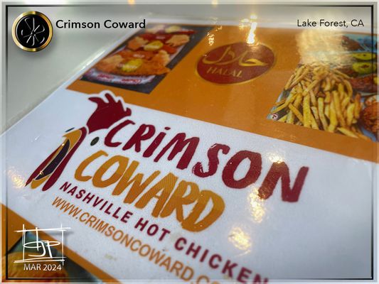 Menu photo 6 Crimson Coward Lake Forest, CA Menu photo 6 Crimson Coward Lake Forest, CA