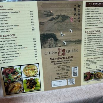 China Queen - Menu December 2023 - Chinese Near Me - Carrollton, Texas