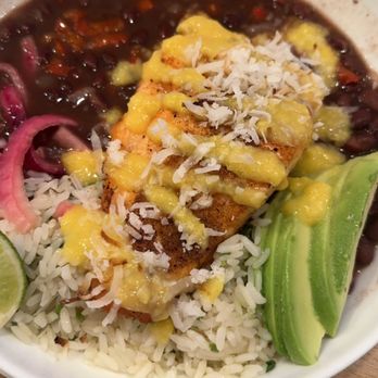 Mangos & Marley A Coastal Cafe - Salmon bowl - Cafes Near Me - Dunedin, Florida