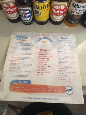 Menu photo 3 Carmencita Madrid, M