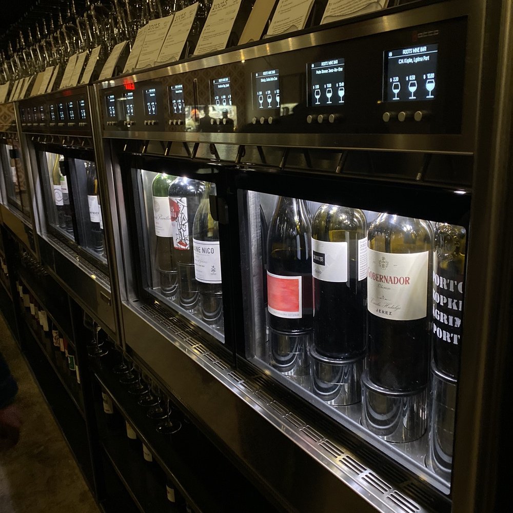 Roots - Automated wine dispensing machines - Wine Bars Near Me - Houston, Texas Roots - Automated wine dispensing machines - Wine Bars Near Me - Houston, Texas