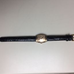 1943 Bulova Brewster with a black alligator band 1943 Bulova Brewster with a black alligator band