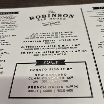 The Robinson Ale House - Pubs Near Me - Long Branch, New Jersey