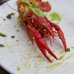 Bourbon On Division - Craw-dad!! Bad photo sorry the plate came with more I just ate them all before I took this photo