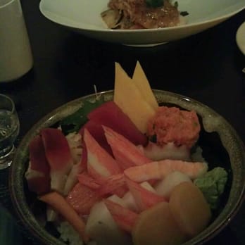 Arata Sushi - Chirashi and Chilean sea bass with black bean lime sauce - Japanese Near Me - Syosset, New York