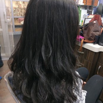 Debby Yang Hair Studio - Happy result :) wavy at ends, and fixed my monster root to be tamely straight! (Japanese straightening hair perm and digital curl) - Hair Stylists Near Me - Irvine, California Debby Yang Hair Studio - Happy result :) wavy at ends, and fixed my monster root to be tamely straight! (Japanese straightening hair perm and digital curl) - Hair Stylists Near Me - Irvine, California