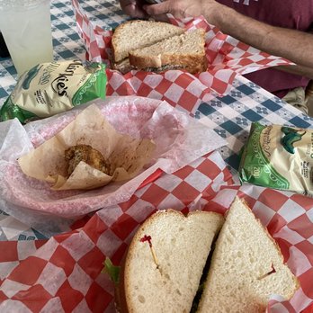 Mom's Front Porch - Chicken salad sandwich - Desserts Near Me - Luling, Texas
