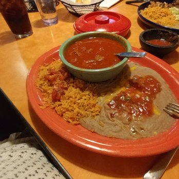 Casa Mexico - Chilie Colorado with rice and beans - Mexican Near Me - Kalispell, Montana