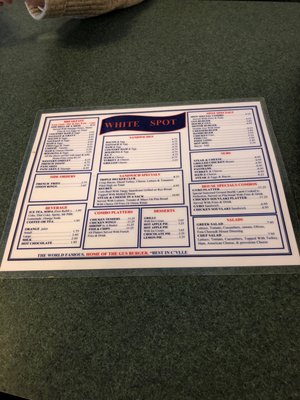Menu photo 1 The White Spot Charlottesville, VA