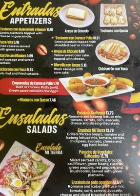 Menu photo 1 Mi Tierra Restaurant Charlotte, NC
