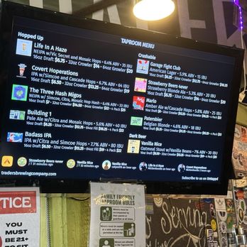 Traders Brewing Company - Menu 5/25 - Breweries Near Me - Indianapolis, Indiana Traders Brewing Company - Menu 5/25 - Breweries Near Me - Indianapolis, Indiana