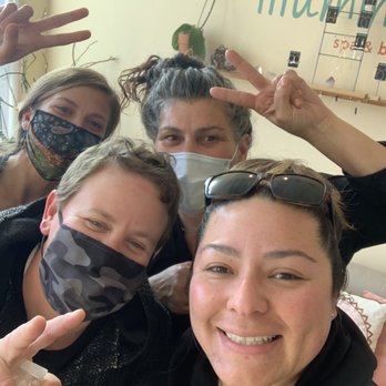 Illuminate Spa & Boutique - Selfie with our masseuses Jenny and Katie! - Day Spas Near Me - Cayucos, California Illuminate Spa & Boutique - Selfie with our masseuses Jenny and Katie! - Day Spas Near Me - Cayucos, California