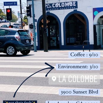 La Colombe - Outside view, more detailed rating/review, address - Cafes Near Me - Los Angeles, California