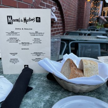 Macaroni's Ristorante - Menu and warm bread - Italian Near Me - Ashland, Oregon