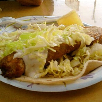 El Abajeño Tacos - Pescado (fish) Taco... best sauce ever! - Tacos Near Me - Roseville, California El Abajeño Tacos - Pescado (fish) Taco... best sauce ever! - Tacos Near Me - Roseville, California