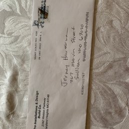 This is the envelope.  They lied to the Attorney General of Missouri and the BBB
