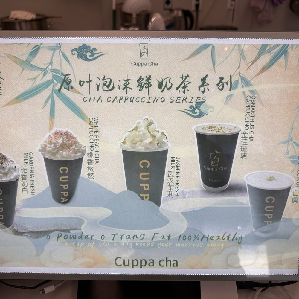 Cuppa Cha - Menu - Bubble Tea Near Me - Columbus, Ohio Cuppa Cha - Menu - Bubble Tea Near Me - Columbus, Ohio