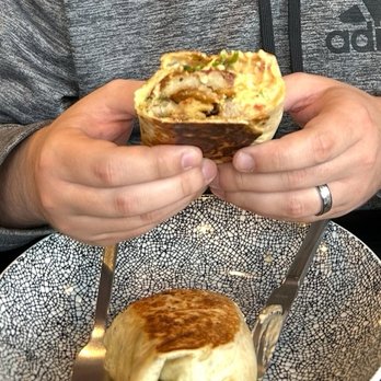 MudPenny - Kevin Malone breakfast burrito - New American Near Me - Grand Rapids, Michigan