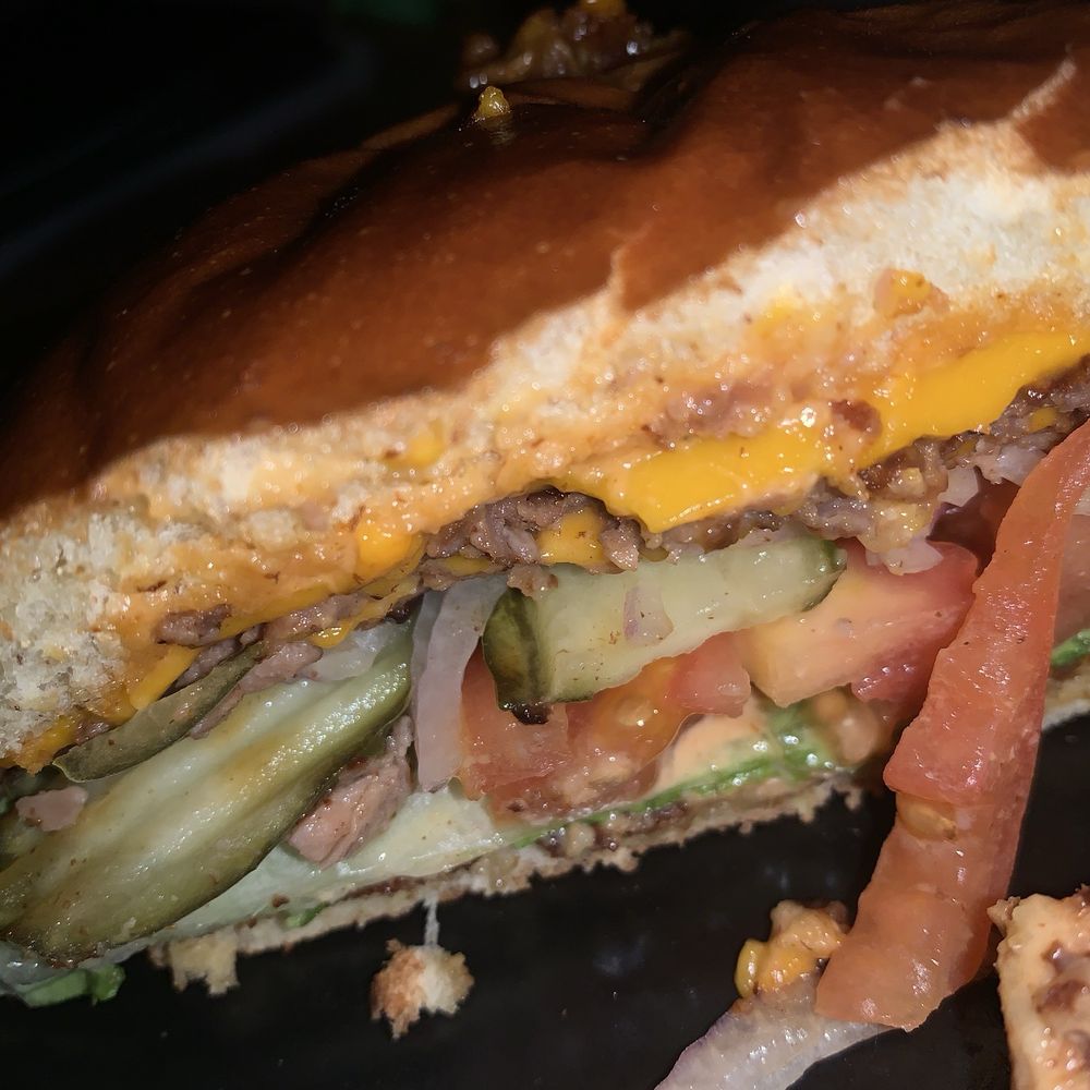 The Botanist - Vegan smash burger. - Cocktail Bars Near Me - Bakersfield, California The Botanist - Vegan smash burger. - Cocktail Bars Near Me - Bakersfield, California
