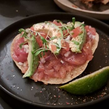 Nomade - Tuna tostada I can't remember what it's really called - Mexican Near Me - Austin, Texas