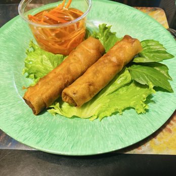 Pho Con Bo - Cha Gio with fish sauce. - Vietnamese Near Me - Houston, Texas