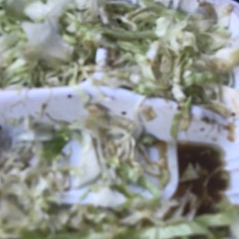 Oha Hawaiian BBQ - Shredder cabbage bed for BBQ ribs. - Hawaiian Near Me - Sausalito, California Oha Hawaiian BBQ - Shredder cabbage bed for BBQ ribs. - Hawaiian Near Me - Sausalito, California