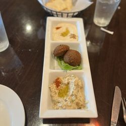 Vivace Mediterranean Cuisine - Hummus ,baba ghanoush, falafel.