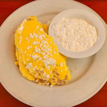 Don's Country Kitchen - Shrimp omelet and cottage cheese - Breakfast & Brunch Near Me - Carlsbad, California Don's Country Kitchen - Shrimp omelet and cottage cheese - Breakfast & Brunch Near Me - Carlsbad, California