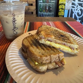 Dia Del Cafe - Mazapan Latte tocineta panini - Coffee & Tea Near Me - San Diego, California Dia Del Cafe - Mazapan Latte tocineta panini - Coffee & Tea Near Me - San Diego, California