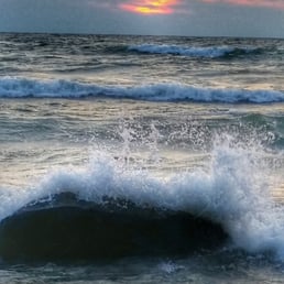 Sunset on the beach