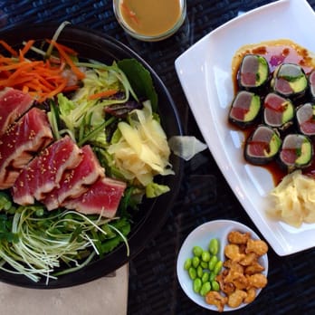 Pacific Catch - Ahi tuna salad & Ecstasy roll. - Seafood Near Me - San Francisco, California Pacific Catch - Ahi tuna salad & Ecstasy roll. - Seafood Near Me - San Francisco, California